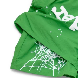 Green Sp5der Shorts​