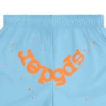 Light Blue Sp5der Shorts