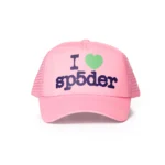 Light pink love sp5der cap