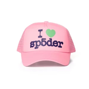 Light pink love sp5der cap