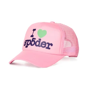 Light pink love sp5der cap
