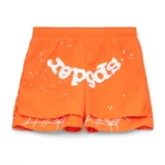 Orange Sp5der Shorts​