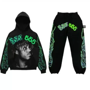 Pink Young Thug Black Sp5der Tracksuit​
