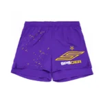 Purple Sp5der Shorts​