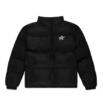 Sp5der Debossed Web Leather jacket​