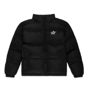 Sp5der Debossed Web Leather jacket​