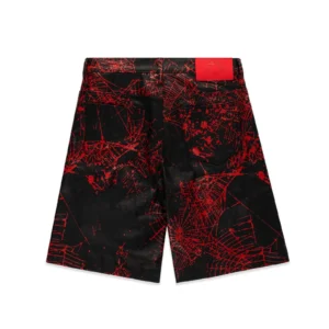 Sp5der Leather Shorts
