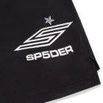 Sp5der OG Web V2 Rhinestone Short Black​
