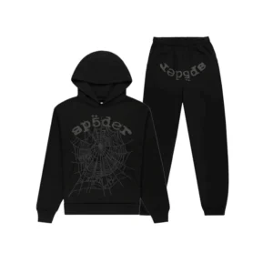 Sp5der Tracksuit Black​