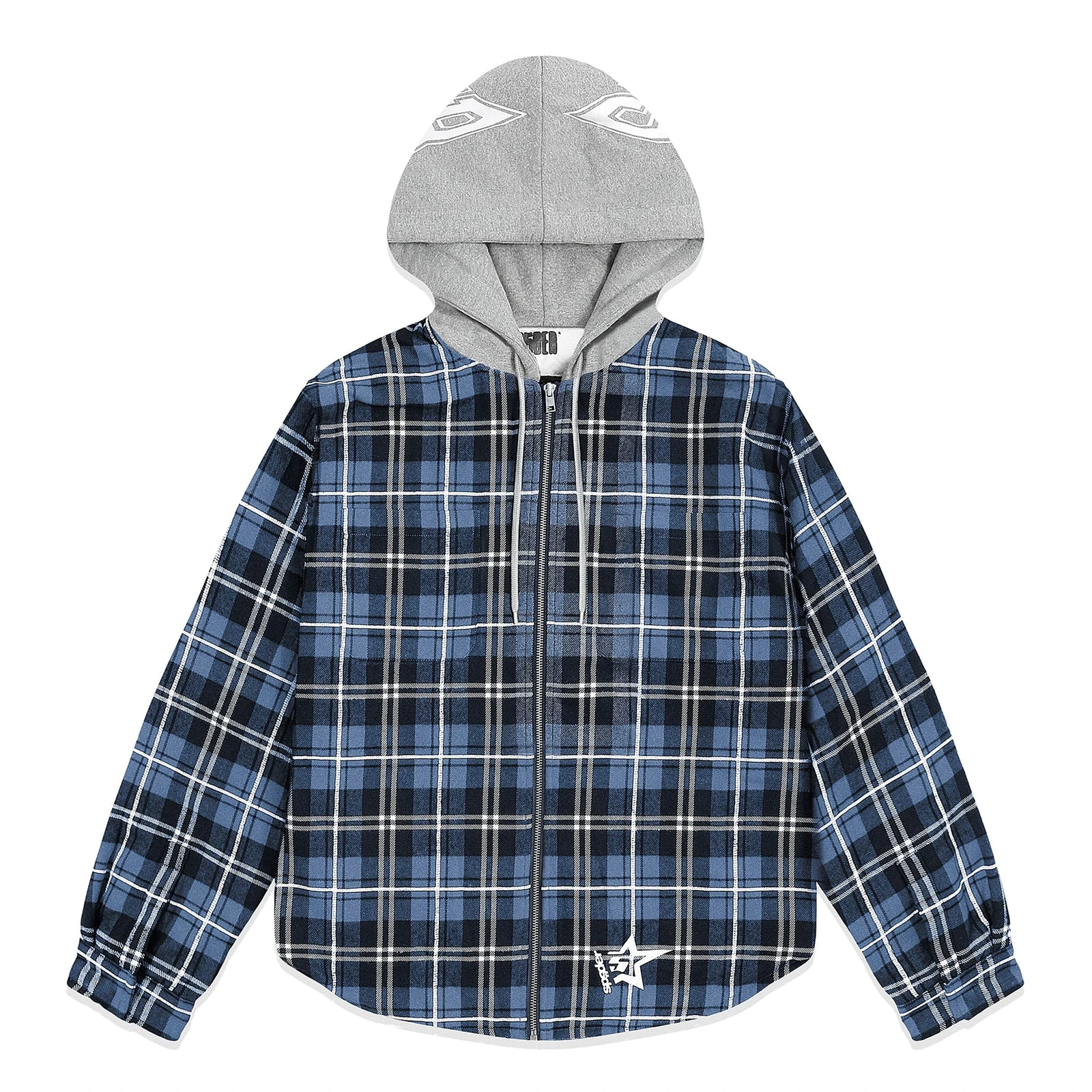 Sp5der Zip Flannel Jacket Sp5der Zip Flannel Jacket