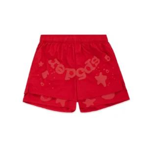 sp5der shorts red​
